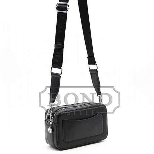 Cумка кросс боди черная SILVER & POLO 1078-40740